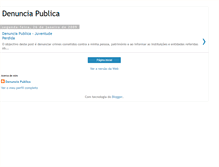 Tablet Screenshot of denunciapublica11.blogspot.com