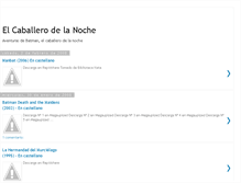 Tablet Screenshot of caballerodelanoche.blogspot.com