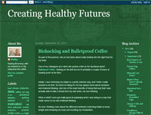 Tablet Screenshot of creatinghealthyfutures.blogspot.com