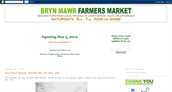 Desktop Screenshot of brynmawrfarmersmarket.blogspot.com