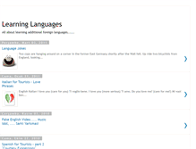 Tablet Screenshot of learnquicklanguages.blogspot.com