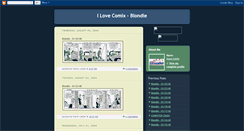 Desktop Screenshot of ilovecomixblondie.blogspot.com