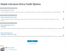 Tablet Screenshot of globallitextracredit.blogspot.com