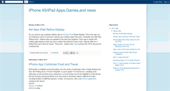 Desktop Screenshot of iphone4applications1.blogspot.com