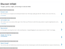 Tablet Screenshot of discreetinfidel.blogspot.com