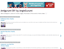 Tablet Screenshot of angiegurumi.blogspot.com