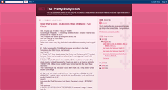 Desktop Screenshot of prettyprettyponies.blogspot.com