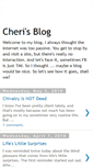 Mobile Screenshot of cherisexerciseblog.blogspot.com
