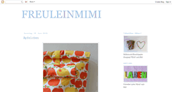 Desktop Screenshot of freuleinmimi.blogspot.com