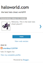 Mobile Screenshot of haloworldcom.blogspot.com