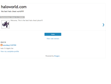 Tablet Screenshot of haloworldcom.blogspot.com