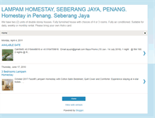 Tablet Screenshot of lampamhomestay.blogspot.com