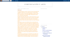 Desktop Screenshot of comunicacion-arte.blogspot.com