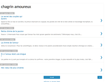 Tablet Screenshot of chagrin-amoureux.blogspot.com