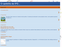 Tablet Screenshot of ocantinhodo5d.blogspot.com