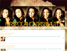 Tablet Screenshot of mrspocahontasbeauty.blogspot.com