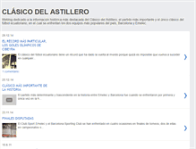 Tablet Screenshot of clasicodelastillero.blogspot.com