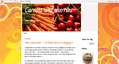 Desktop Screenshot of carrotsandcherries.blogspot.com