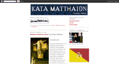 Desktop Screenshot of katamatthaion.blogspot.com