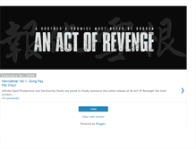 Tablet Screenshot of anactofrevenge.blogspot.com