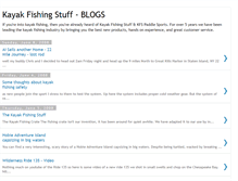 Tablet Screenshot of kayakfishingstuff.blogspot.com