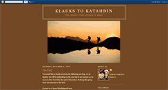 Desktop Screenshot of klaukstokatahdin.blogspot.com