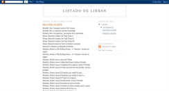 Desktop Screenshot of catalogolibros.blogspot.com