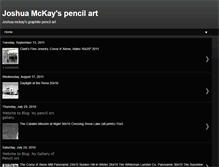 Tablet Screenshot of mckaygraphiteart.blogspot.com