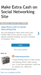 Mobile Screenshot of makeextracashonsocialnetworkingsite.blogspot.com