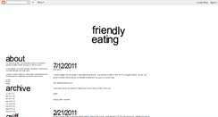 Desktop Screenshot of friendlyeating.blogspot.com