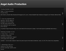 Tablet Screenshot of angelaudioproduction.blogspot.com