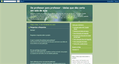 Desktop Screenshot of professores2009.blogspot.com