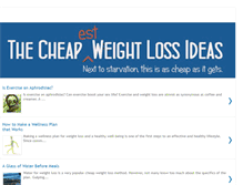 Tablet Screenshot of cheapestweightloss.blogspot.com