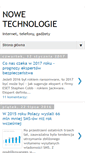 Mobile Screenshot of nowe-technologie.blogspot.com