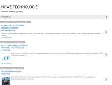 Tablet Screenshot of nowe-technologie.blogspot.com