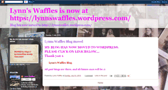 Desktop Screenshot of lynnswaffles.blogspot.com