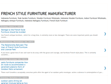 Tablet Screenshot of frenchstylefurnituremanufacturer.blogspot.com