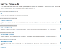 Tablet Screenshot of escritorfracasado.blogspot.com