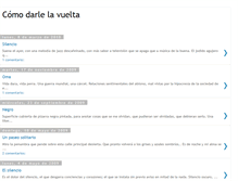 Tablet Screenshot of comodarlelavuelta.blogspot.com