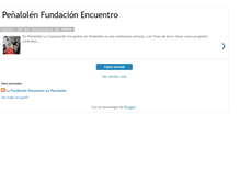 Tablet Screenshot of penalolenencuentro.blogspot.com