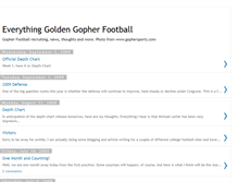 Tablet Screenshot of everythinggoldengopherfootball.blogspot.com