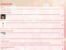 Tablet Screenshot of glossylocks.blogspot.com