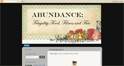 Desktop Screenshot of fromscratchfrugalityfitnessandfood.blogspot.com