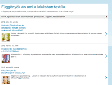 Tablet Screenshot of fuggonylakasdekor.blogspot.com