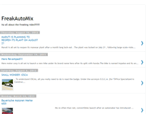 Tablet Screenshot of freakautomix.blogspot.com