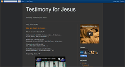 Desktop Screenshot of amazingtestimony.blogspot.com