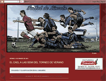 Tablet Screenshot of futboldelincoln.blogspot.com