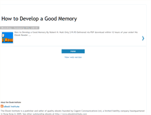 Tablet Screenshot of developagoodmemory.blogspot.com