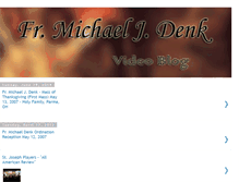 Tablet Screenshot of fathermichaeldenkvideo.blogspot.com