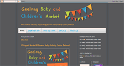 Desktop Screenshot of geelongbabyandchildrensmarket.blogspot.com